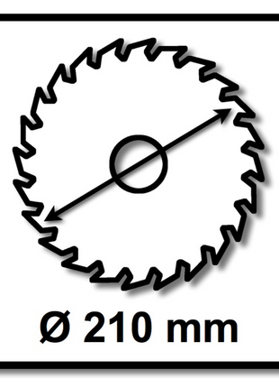 Festool Feinzahn Kreissägeblatt 210 x 30 x 2,4 mm W52 210 mm 52 Zähne ( 493199 ) - Toolbrothers