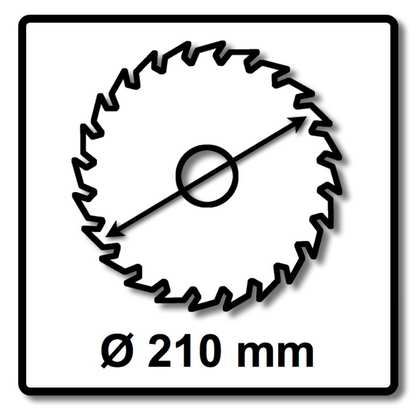 Festool Feinzahn Kreissägeblatt 210 x 30 x 2,4 mm W52 210 mm 52 Zähne ( 493199 ) - Toolbrothers