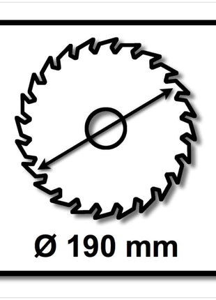 Festool Feinzahn Kreissägeblatt HW 190 x 2,4 mm xFF W48 190 mm 48 Zähne FastFix ( 492050 ) - Toolbrothers
