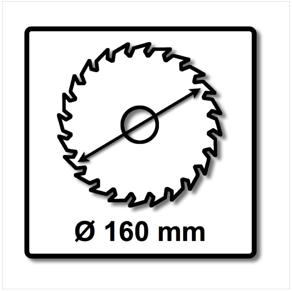 Festool Spezial Kreissägeblatt HW 160 x 20 x 2,2 mm TF52 160 mm 52 Zähne ( 496306 ) - Toolbrothers