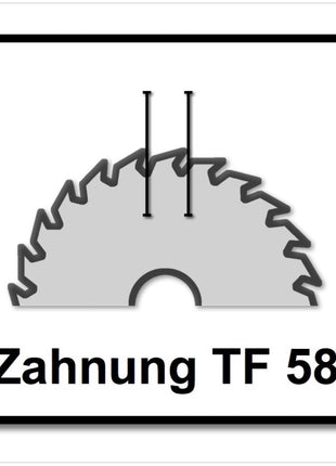 Festool Spezial Kreissägeblatt 190 x 2,6 FF TF58 190 mm 58 Zähne ( 492051 ) - Toolbrothers