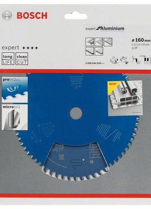 Lame de scie circulaire BOSCH diamètre extérieur 160 mm nombre de dents 52 HLTCG (4000815469)