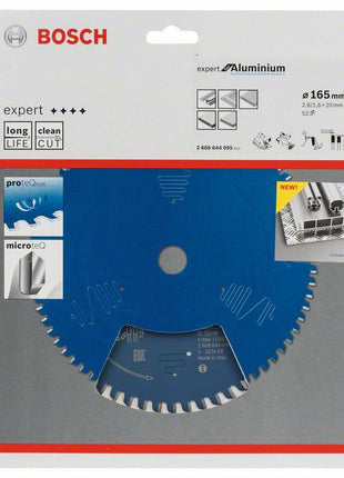 Lame de scie circulaire BOSCH diamètre extérieur 165 mm nombre de dents 52 HLTCG (8000342154)