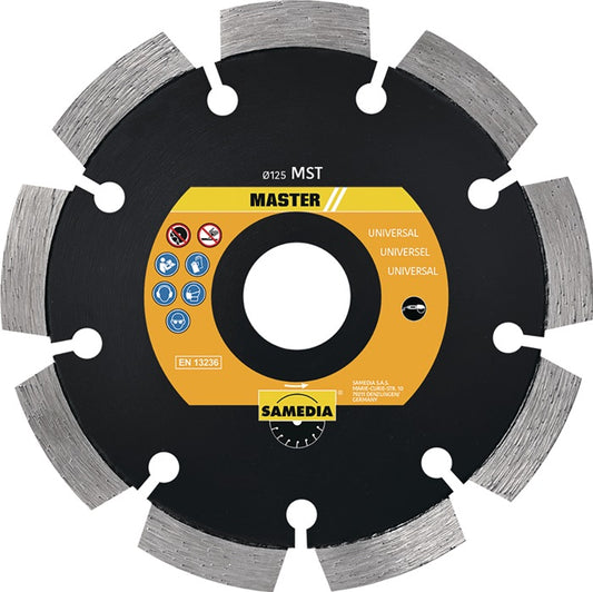 Disque à tronçonner diamanté SAMEDIA MST Ø 125 mm alésage 22,23 mm (4000844265)