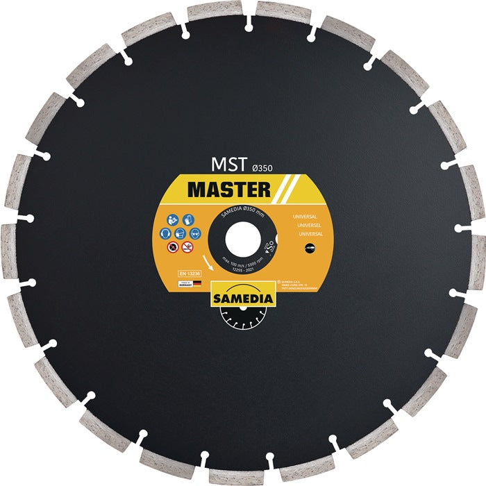 Disque à tronçonner diamanté SAMEDIA MST Ø 400 mm alésage 20 mm (4000844274)