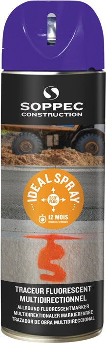 SOPPEC spray de marquage IDEAL bleu fluo (4000354903)