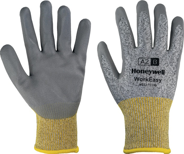 HONEYWELL gants de protection contre les coupures Workeasy 13G GY PU A2/B taille 9 gris/jaune (4000391462)