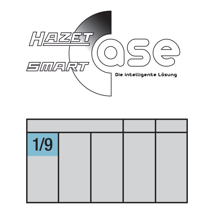 HAZET jeu de clés à douilles 854T 33 pièces 1/4″ (4000820541)