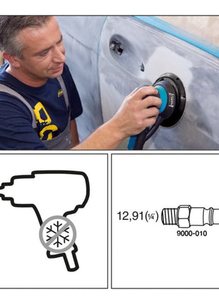 HAZET ponceuse excentrique à air comprimé 9033-2 150 mm (4000898934)