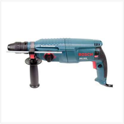 Bosch GBH 2600 Professional Bohrhammer 720 Watt SDS-Plus im Transport Koffer mit Wechsel - Bohrfutter und Meißel Set - Toolbrothers