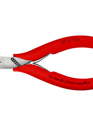 KNIPEX pince coupante électronique longueur 115 mm forme 1 (4000810486)