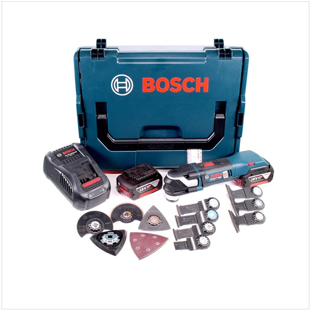 Bosch GOP 18V-28 Akku Multi-Cutter Brushless + 2x Akku 6,0Ah + Ladegerät + L-Boxx - Toolbrothers