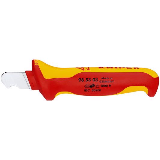 Couteau à dénuder KNIPEX longueur 155 mm longueur de lame 28 mm (4000794989)