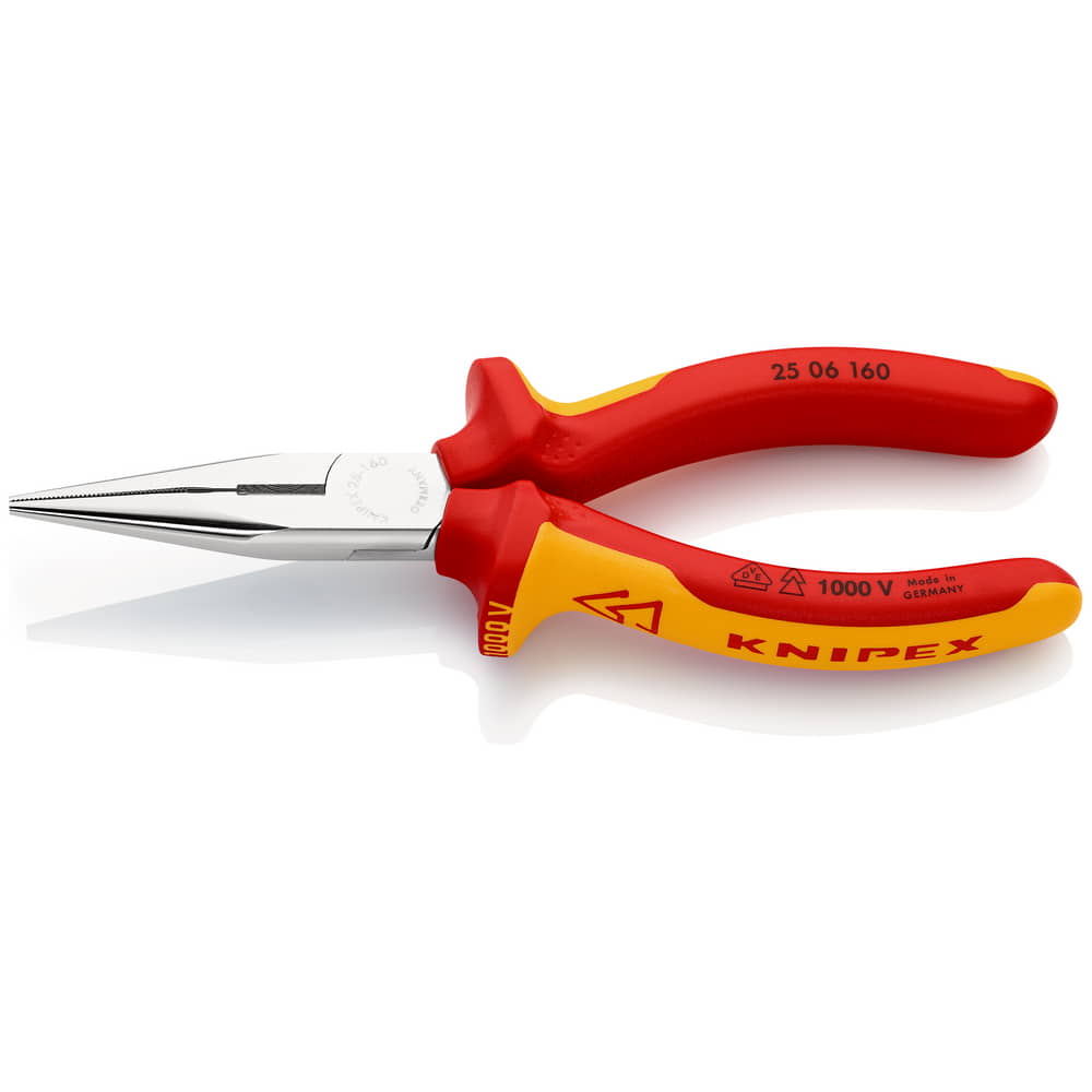 KNIPEX pince à bec effilé DIN ISO 5745 longueur 160 mm plate/ronde droite (4000810325)