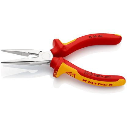 KNIPEX pince à bec effilé DIN ISO 5745 longueur 160 mm plate/ronde droite (4000810325)