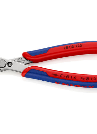 KNIPEX pince coupante électronique Super-Knips® INOX longueur 125 mm forme 0 (4000810503)