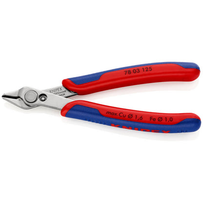 KNIPEX pince coupante électronique Super-Knips® INOX longueur 125 mm forme 0 (4000810503)