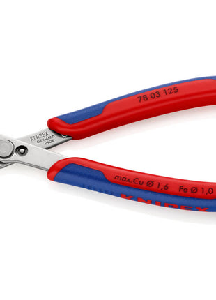 KNIPEX pince coupante électronique Super-Knips® INOX longueur 125 mm forme 0 (4000810503)