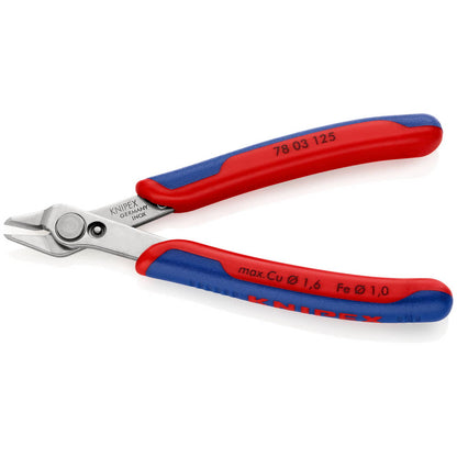 KNIPEX pince coupante électronique Super-Knips® INOX longueur 125 mm forme 0 (4000810503)