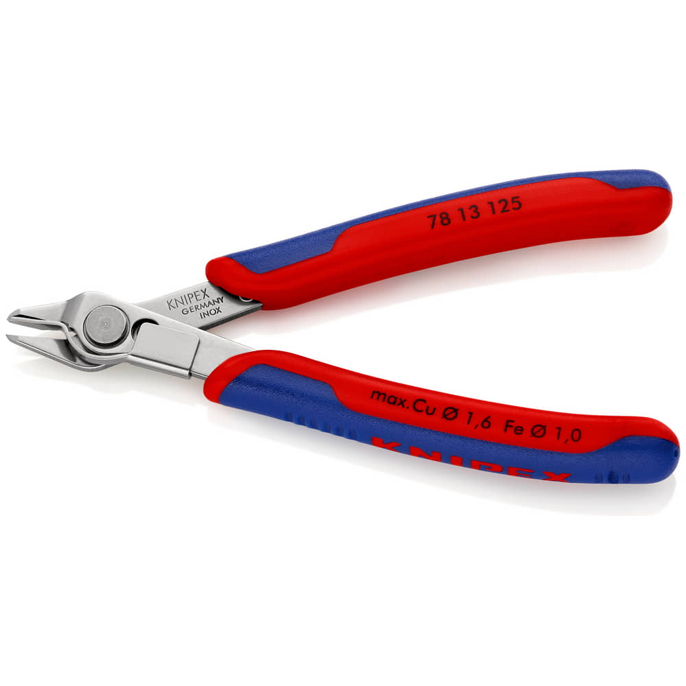 KNIPEX Elektronik-Seitenschneider Super-Knips® INOX Länge 125 mm Form 1 ( 4000810504 )