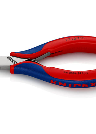 KNIPEX pince coupante électronique longueur 115 mm forme 4 (4000810743)