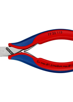 KNIPEX pince coupante électronique longueur 115 mm forme 2 (4000810741)