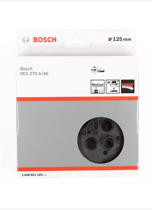 Bosch Schleifteller 125 mm passend zu Bosch PEX 270 A und PEX 270 AE ( 2608601169 ) - Toolbrothers