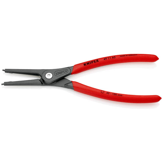 Pince à circlips de précision KNIPEX A 3 pour arbres Ø 40 - 100 mm (4000810566)