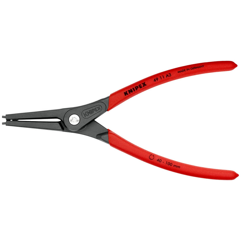 Pince à circlips de précision KNIPEX A 3 pour arbres Ø 40 - 100 mm (4000810566)