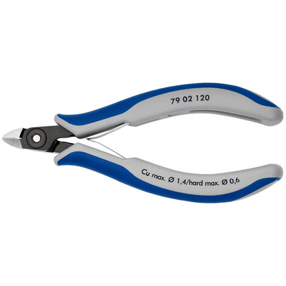 KNIPEX pince coupante électronique de précision longueur 120 mm forme 0 (4000810824)