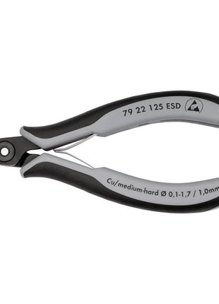 KNIPEX pince coupante électronique de précision longueur 125 mm forme 2 (4000810830)