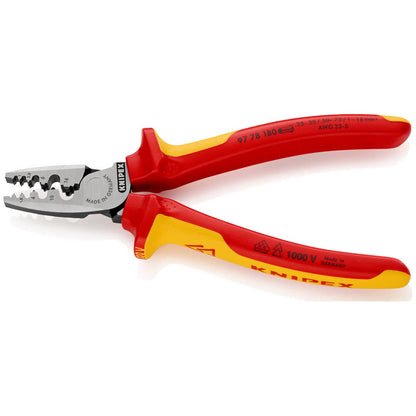 KNIPEX Aderendhülsenzange Gesamtlänge 180 mm ( 4000795285 )