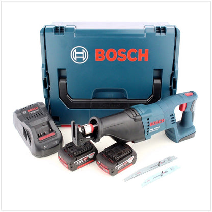 Bosch GSA 18 V-LI Professional 18 V Akku Säbelsäge + L-Boxx + 20tlg. Tough Box + 2x Akku 6,0Ah + 1x Ladegerät - Toolbrothers