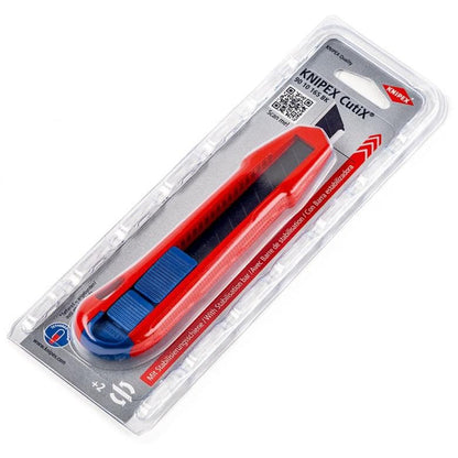 Couteau cutter KNIPEX CutiX® largeur de lame 18 mm longueur 165 mm (4000818382)