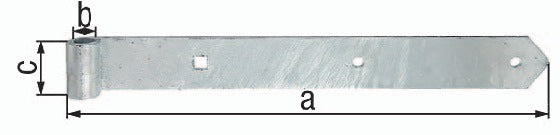 GAH Ladenband Breite 40 mm Länge 400 x 40 mm Stärke 4 mm ( 3000200249 )