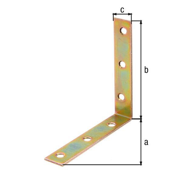 Chaise GAH angle longueur 100 x 100 mm largeur 19 mm épaisseur 2 mm (8001586373)