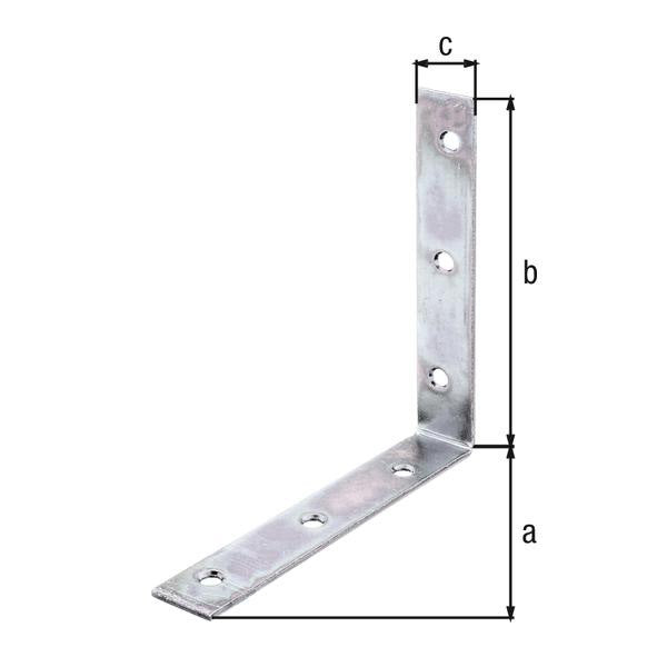 Chaise GAH angle longueur 125 x 125 mm largeur 22 mm épaisseur 2 mm (8001566020)