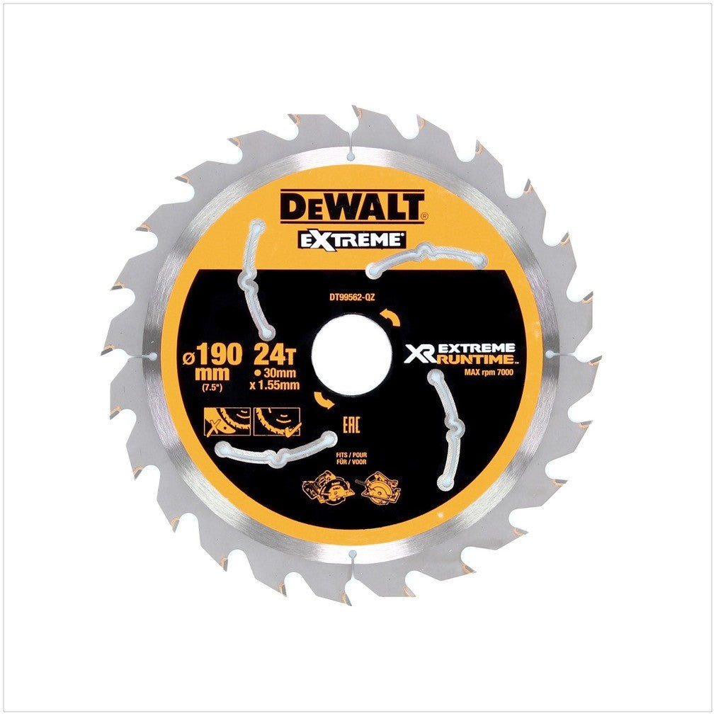 Dewalt DT 99562 Kreissägeblatt Handkreissäge 190 x 30 x 1,55 mm 24 Zähne - Toolbrothers