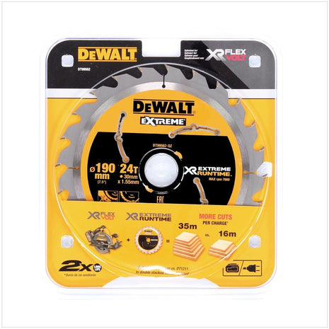 Dewalt DT 99562 Kreissägeblatt Handkreissäge 190 x 30 x 1,55 mm 24 Zähne - Toolbrothers