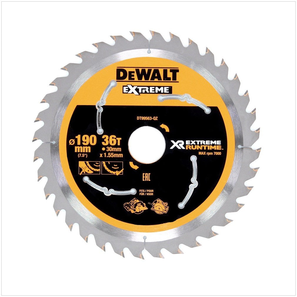 Dewalt DT99563 Kreissägeblatt Handkreissäge 190 x 30 x 1,55 mm 36 Zähne - Toolbrothers