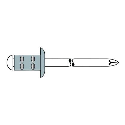 GESIPA Blindniet PolyGrip® Nietschaft d x l 3,2 x 8 mm ( 4000813765 )