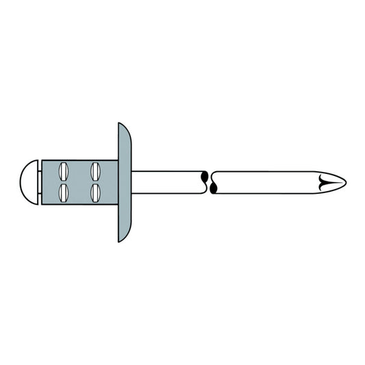 GESIPA Blindniet PolyGrip® Nietschaft d x l 3,2 x 8 mm K9,5 ( 4000813560 )