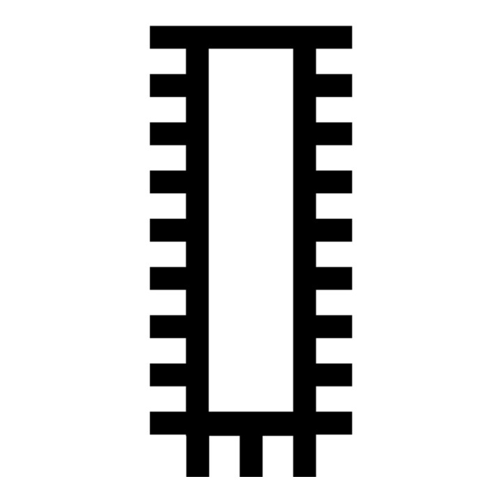 PFERD Werkstattfeile DIN 7261 Länge 300 mm Querschnitt 30 x 6,5 mm ( 4000840177 )