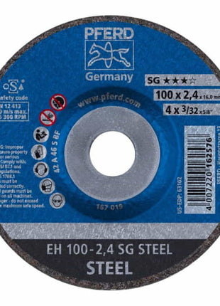 PFERD Trennscheibe SG STEEL D125x2,4mm gekröpft ( 4000841311 )