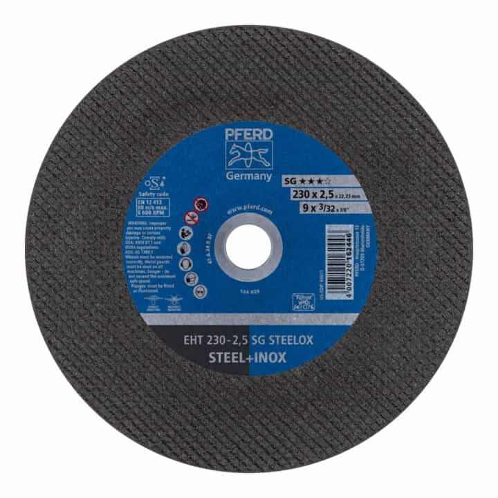 Disque à tronçonner PFERD SG STEELOX D230x2,5mm droit (4000841318)