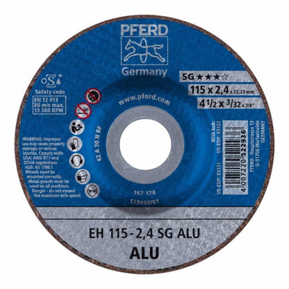 Disque à tronçonner PFERD SG ALU D125x2,4mm décalé (4000841331)