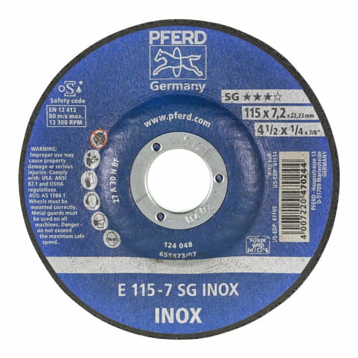 PFERD Schruppscheibe SG INOX D125xS4,1mm ( 4000842071 )