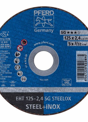 PFERD Trennscheibe SG STEELOX D125x2,4mm gerade ( 4000841358 )