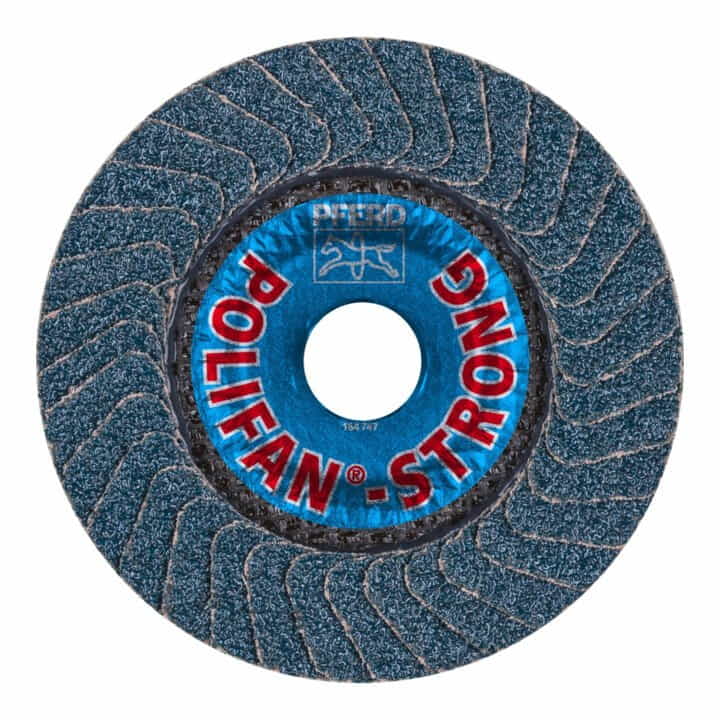 Rondelle dentée PFERD POLIFAN Z SGP STRONG STEEL Ø 125 mm grain 50 conique (4000842893)