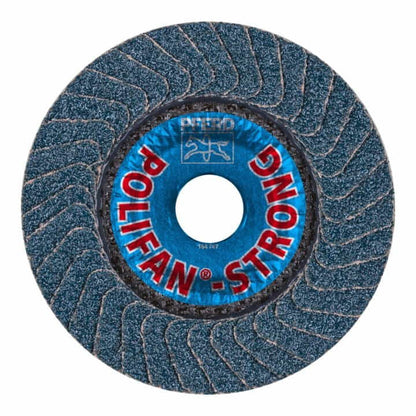 Rondelle dentée PFERD POLIFAN Z SGP STRONG STEEL Ø 125 mm grain 50 conique (4000842893)